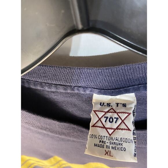 Vintage 90s Navy Blue Scooby Doo Men's T-Shirt XL - Picture 3 of 9